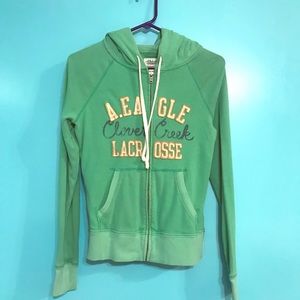 A Eagle hooded sweatshirt